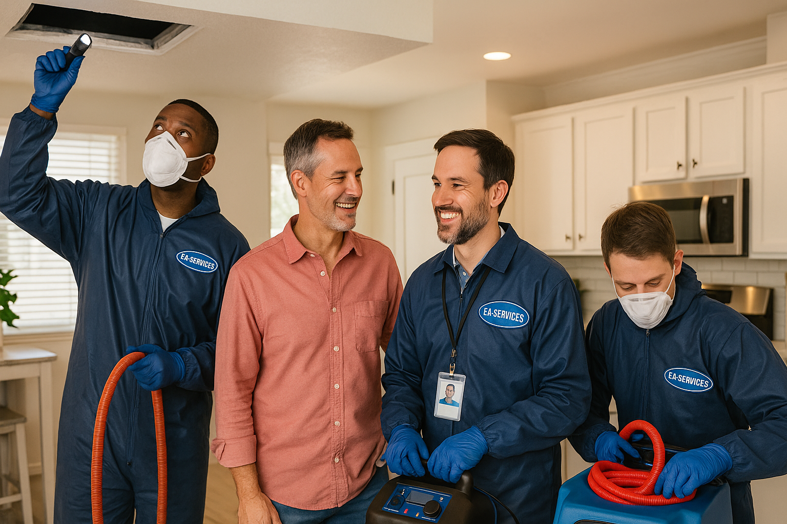 Professional cleaning team working in Gold Canyon